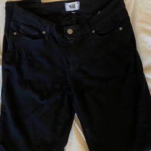 PAIGE- Verdugo Ultra Skinny Jeans- Black- Size 30